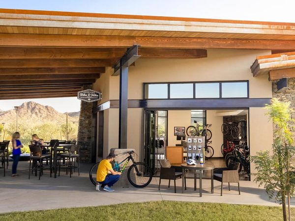 Casa Lucero backyard view